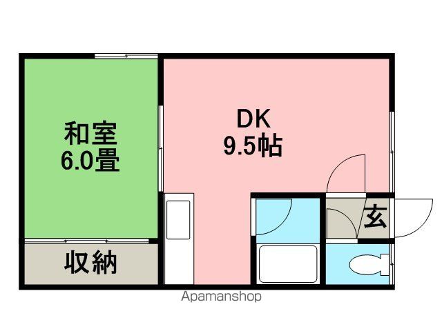 ハイツ越後屋の間取り写真