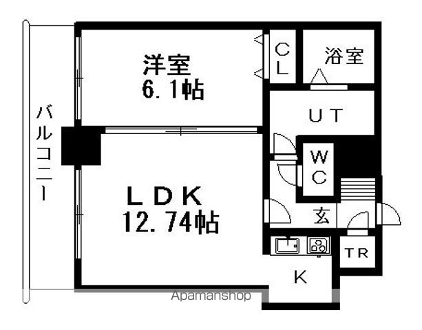ティアラタワー中島倶楽部の間取り写真