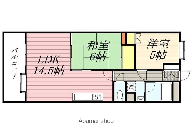 リファレンス箱崎の間取り