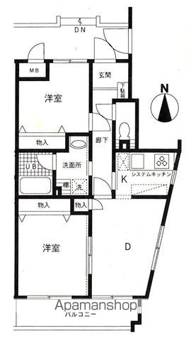 すずらんマンションの間取り写真