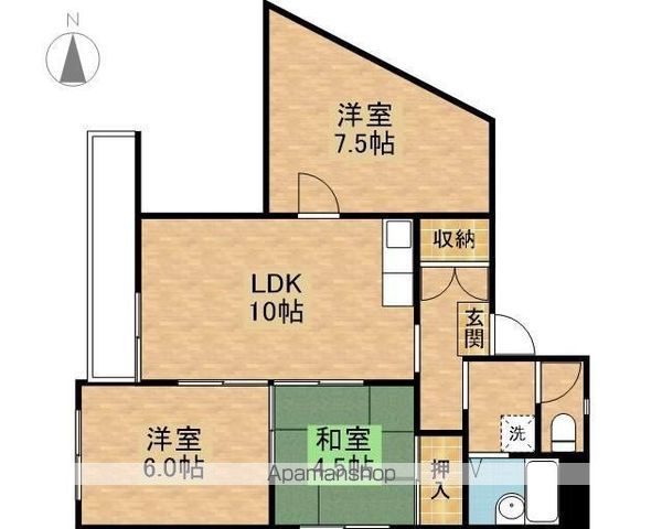 氷室AKマンションの間取り写真
