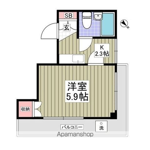 ドアーズ立川の間取り写真