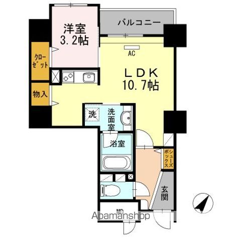 リーブル 博多駅前の間取り写真