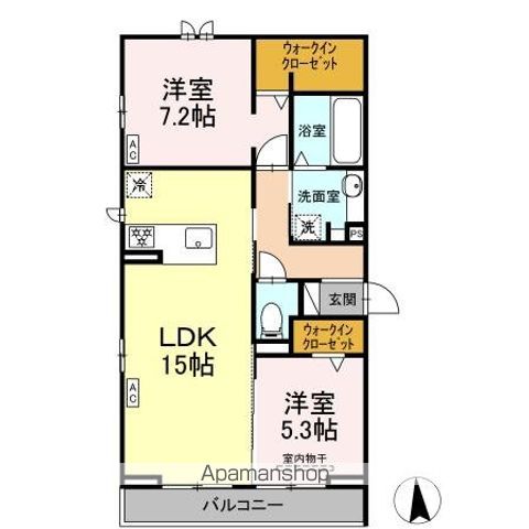 【ＤーＲＯＯＭ戎町の間取り】