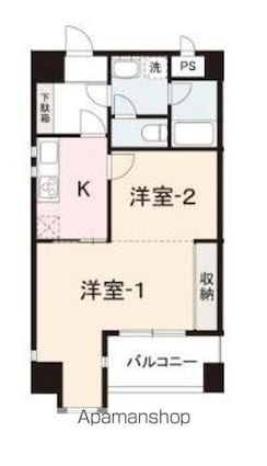 ラフィネＨＩＲＯ[1K/40m2]の間取図