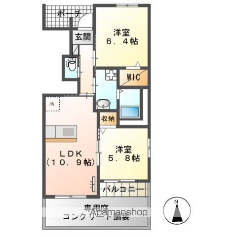 ノイ レーベン TOSHIの間取り写真