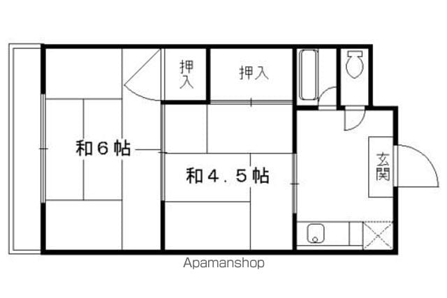 富家マンションの間取り写真