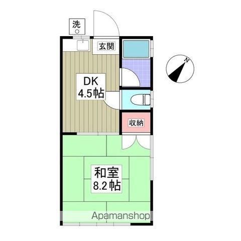 ハイツ元町Aの間取り写真