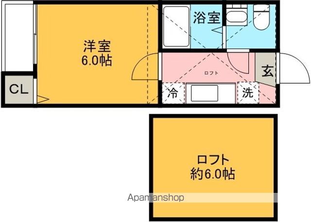 コーポLSRの間取り写真