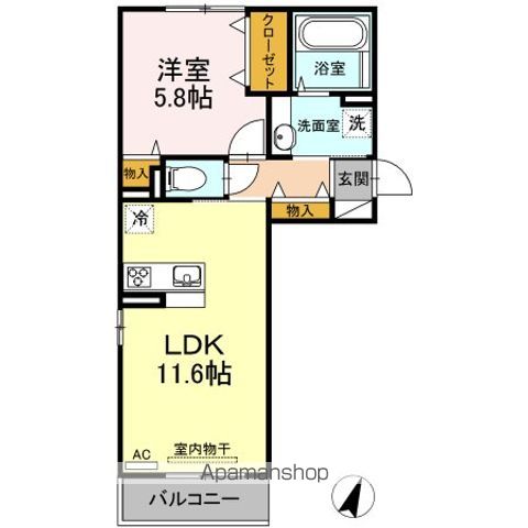 セキュレア須屋 J棟の間取り写真