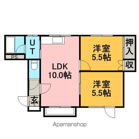 ファミール富丘の間取り写真