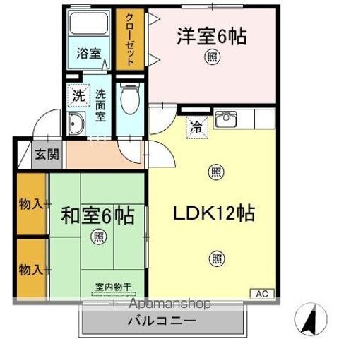 ファミーユ・ヴィラ B・C C棟の間取り写真
