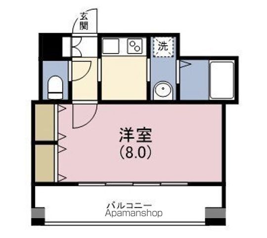 コスモリード谷町六丁目の間取り写真