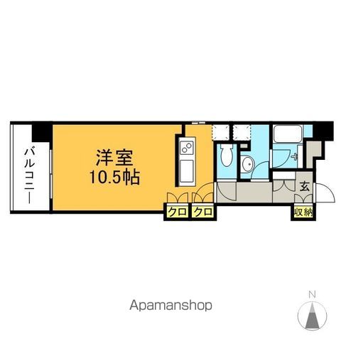 大手門フラットの間取り写真