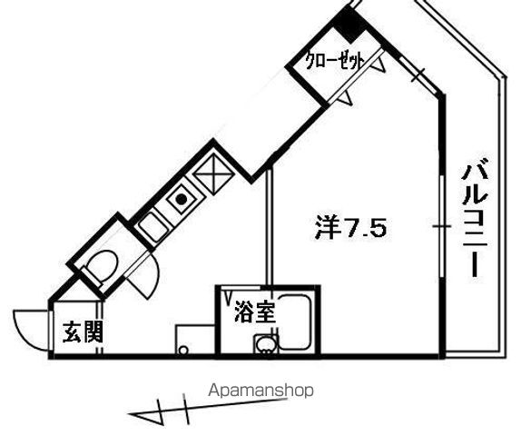 ブロッサムSANKYOの間取り写真