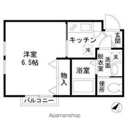Ｆｉｏｒｅ千駄木[1K/21.84m2]の間取図