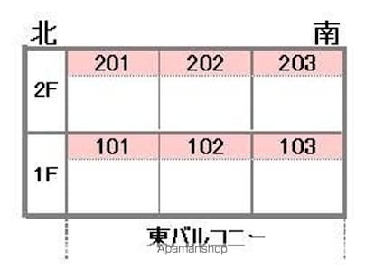 ＨＹＯ－ＤＯＲＵ[1LDK/32.19m2]の配置図