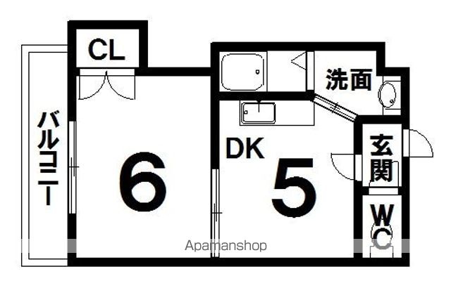 コーポエルムの間取り写真