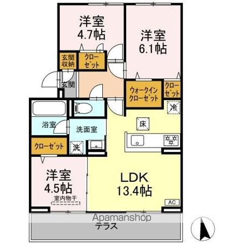ヴィレオの間取り写真