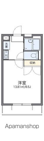 レオパレスビューフレアの間取り