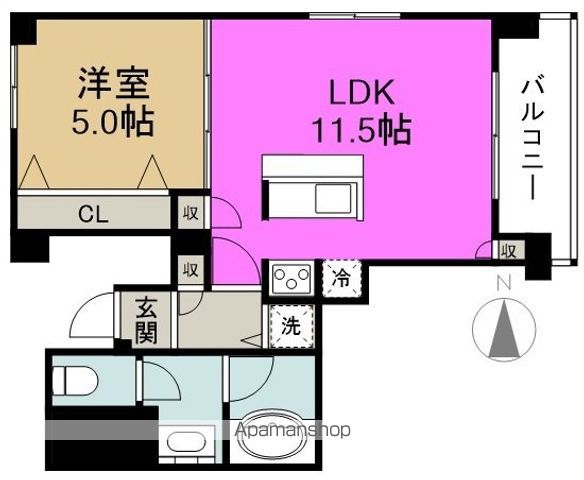 SK FUKUSHIMA GARDEN SUITEの間取り写真
