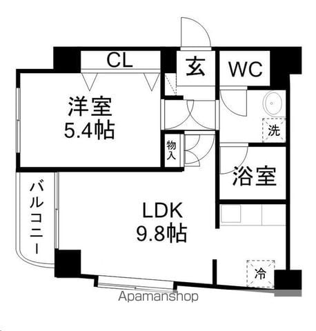 クラベールの間取り写真