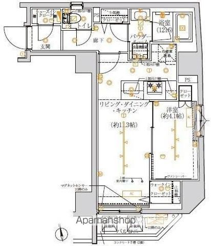 アルテシモ　リーガの間取り