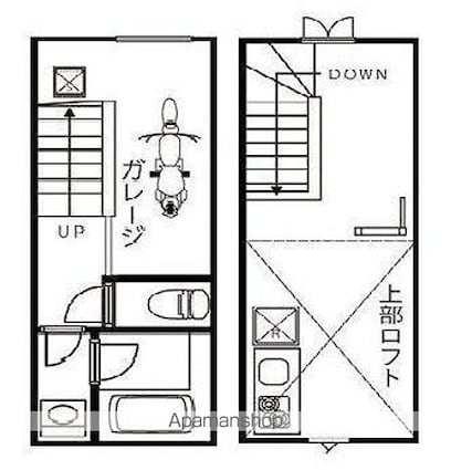 東京都中野区野方４丁目[1R/38.77m2]の間取図