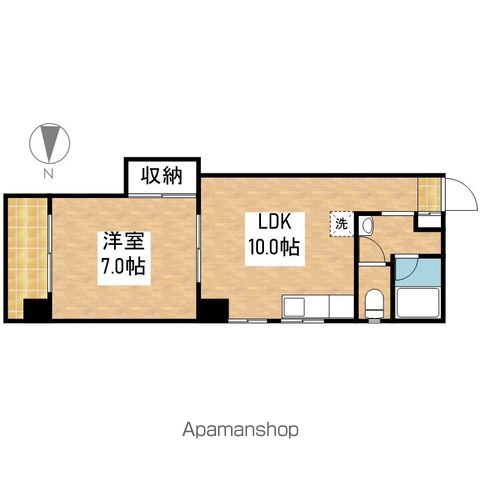 大黒マンションの間取り写真