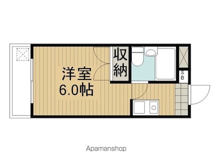 東京都杉並区天沼１丁目[1R/16.06m2]の間取図