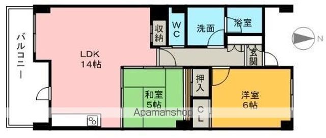 C・Y・WEST205の間取り写真
