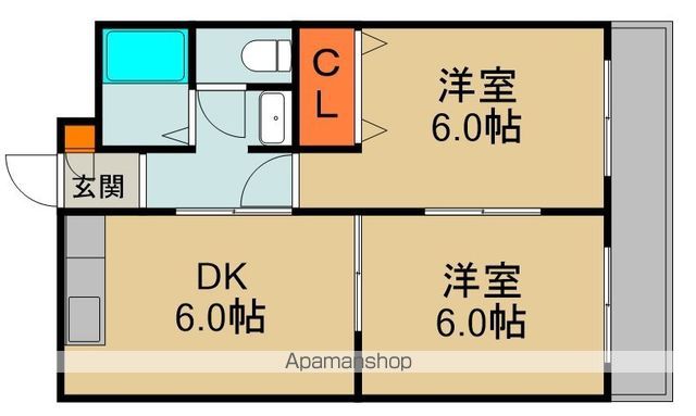 八紘マンションの間取り写真