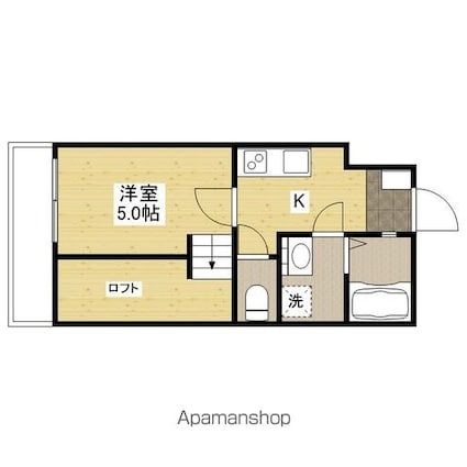 ＥＰＩＣ戸坂[1K/27.31m2]の間取図