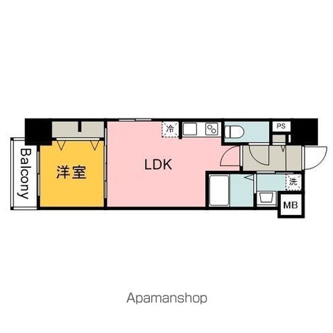 S−RESIDENCE本川町AFFORDの間取り写真