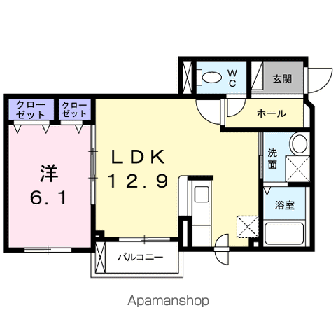 SUNPARK岩見沢の間取り写真