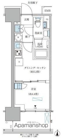 パークアクシス西大島コンフォートスクエアの間取り写真