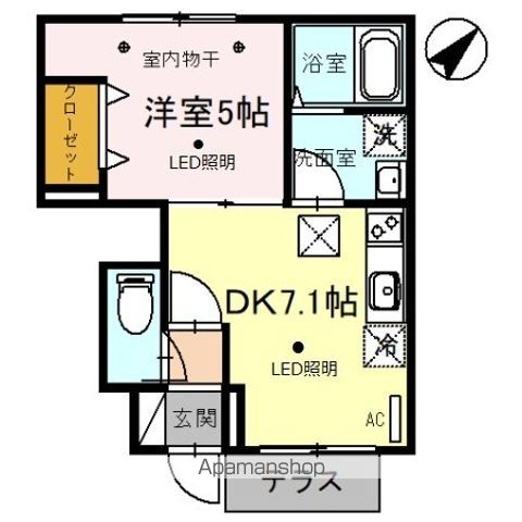 ブルーデイジーの間取り写真