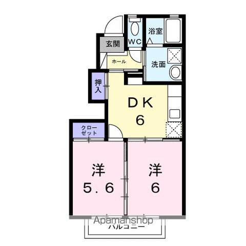 サンコートの間取り写真
