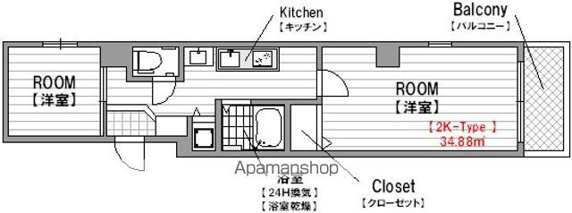 ジラソーレ本町通の間取り写真