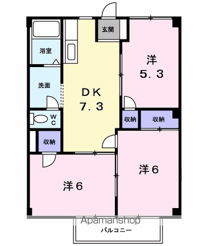 ファミールＩの間取り