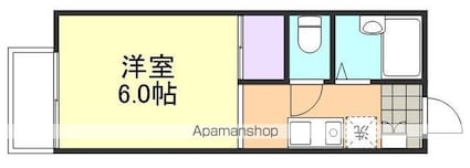 コスモスＡ[1R/19.82m2]の間取図