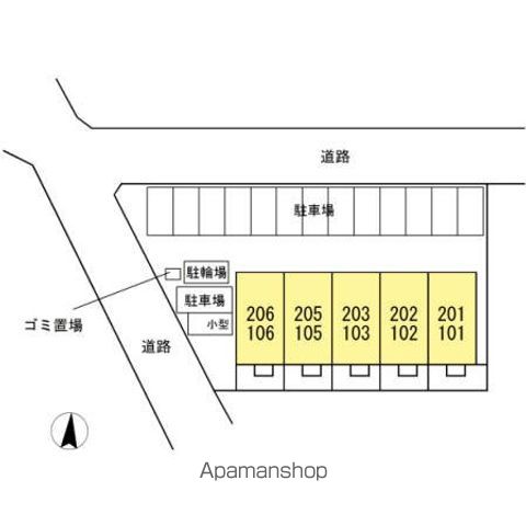 ＷＩＴ　下石田 103 ｜ 静岡県浜松市中央区下石田町1799-1（賃貸アパート1LDK・1階・36.66㎡） その24