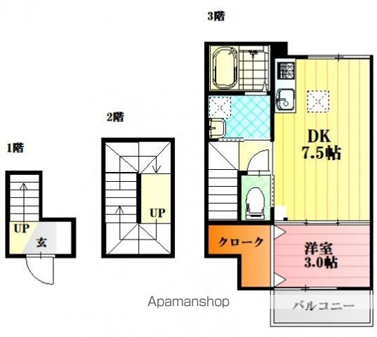 SHAMBRE古市B棟の間取り写真