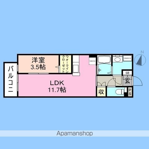 リヴェール学研都市の間取り写真