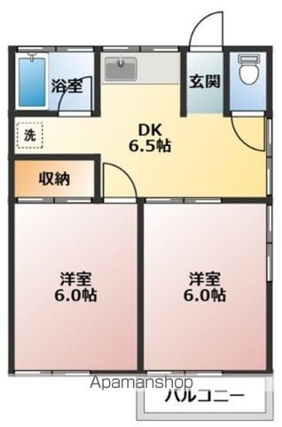 秋山荘の間取り写真