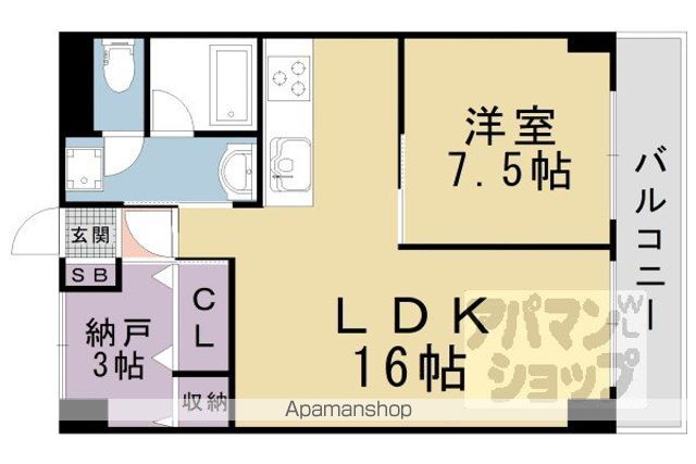 エスポワール京都の間取り写真