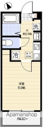 ファーストインプレス[1K/18m2]の間取図