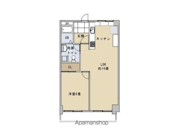 東八コーポの間取り写真