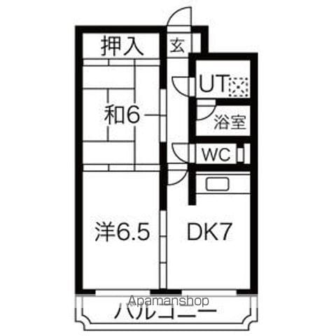 シャトー和田の間取り写真