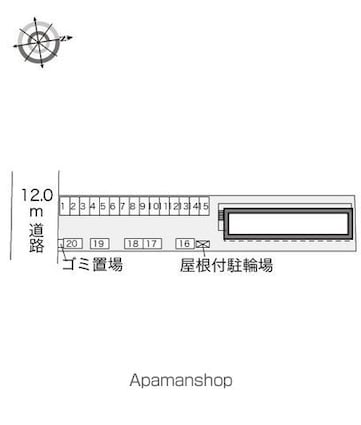 レオパレスＳＥＩＺＡＮＳＯＵ[2DK/43.47m2]の配置図